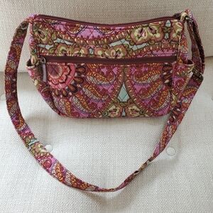 Vintage -Vera Bradley- Pink Floral Paisley- Shoulder Bag